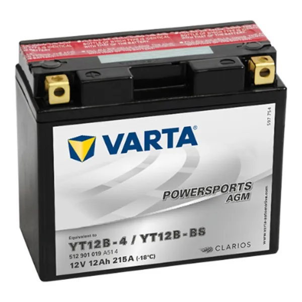 AKUM VARTA MOTO AGM 12V12AH L+ YT12B-BS 