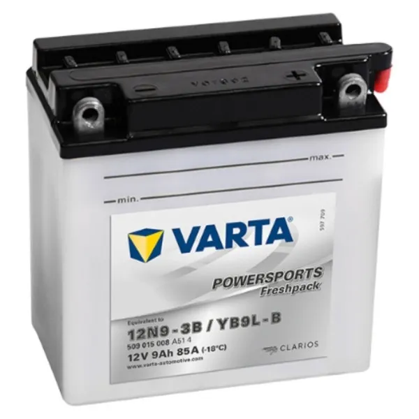 AKUM VARTA MOTO FP 12V9AH D+ 12N9-3B ( YB9L-B ) 