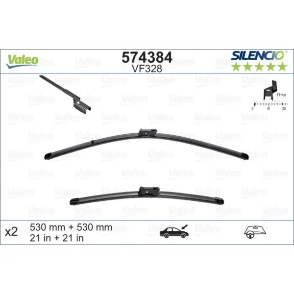 METL VM328 574384 ( 119303 ) VALEO 530/530 SKODA 