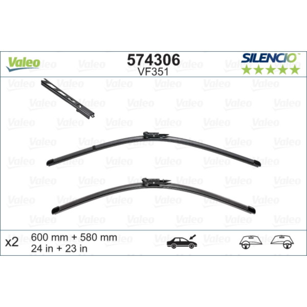 METL VM351 574306 ( 119357 ) VALEO 600/580 BMW 5 