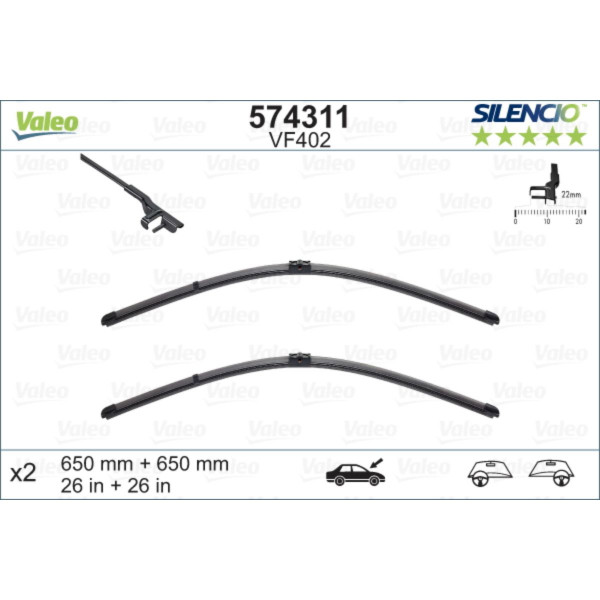 METL VM402 574311 ( 119381 ) VALEO 650/650 