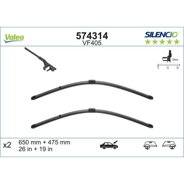 METL VM405 574314 ( 119384 ) VALEO 650/475 FORD 