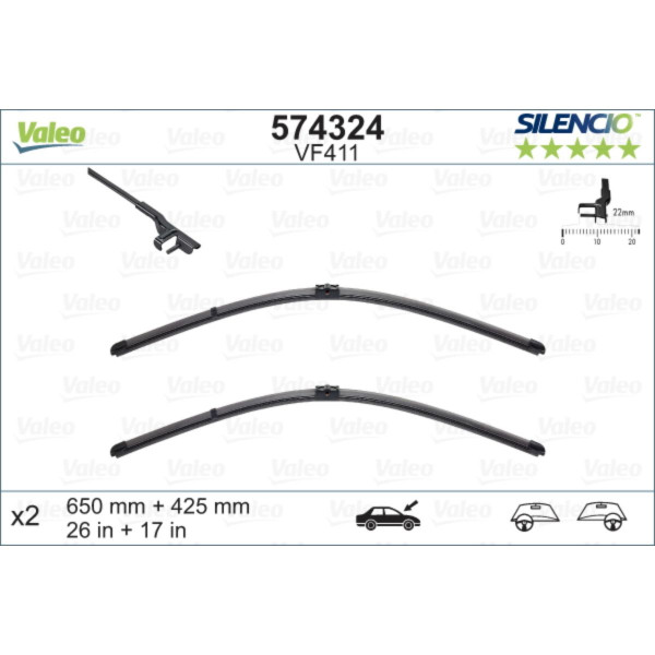 METL VM411 574324 ( 119394 576117 ) VALEO 650/425 