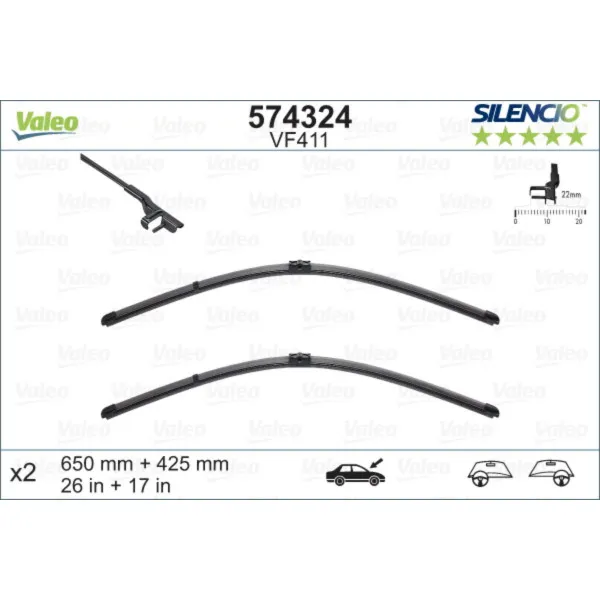 METL VM411 574324 ( 119394 576117 ) VALEO 650/425 