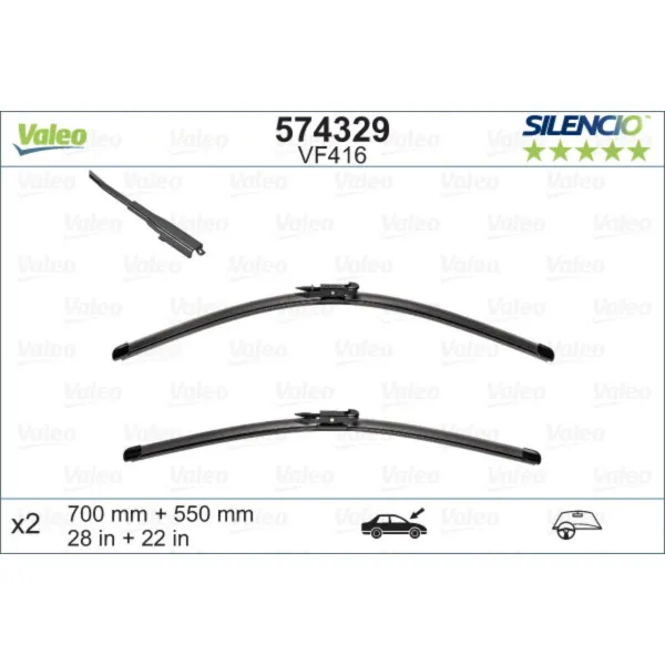 METL VM416 574329 ( 119399 ) VALEO 700/550 ZAFIRA 