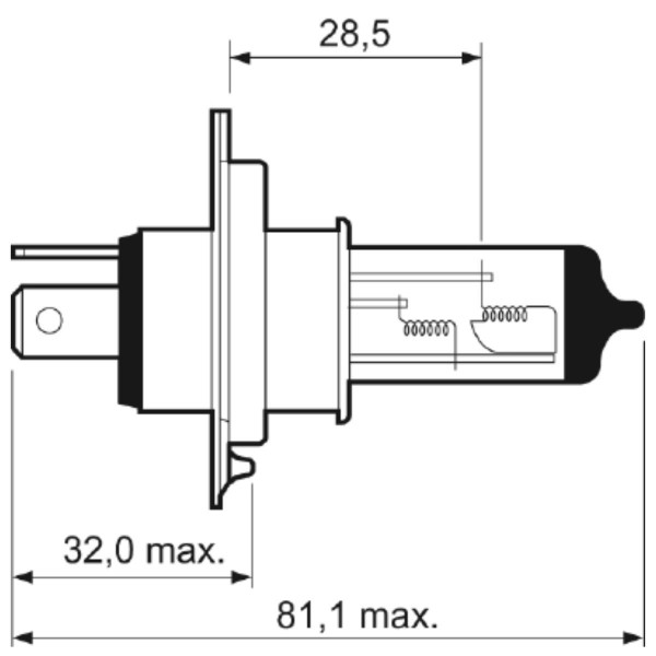SIJ 12/60/55W H4  +50% 32511 (64193SVS 32510 ) VAL 