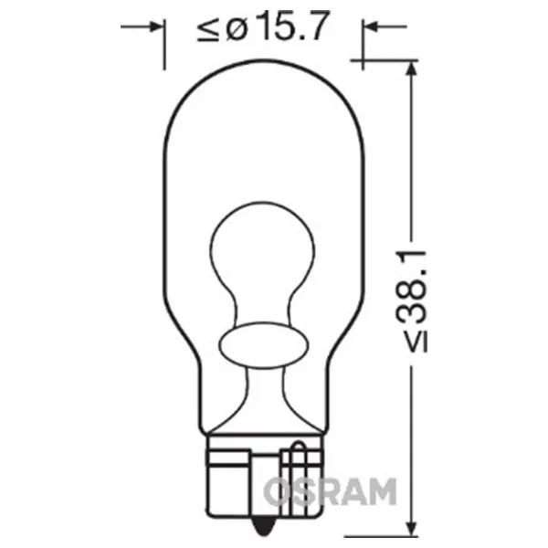 SIJAL 12/ W16W 921 16W W2,1x9,5D OSRAM 