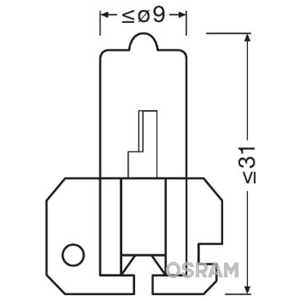 SIJAL 12/ H2 64173 55W X511 OSRAM 