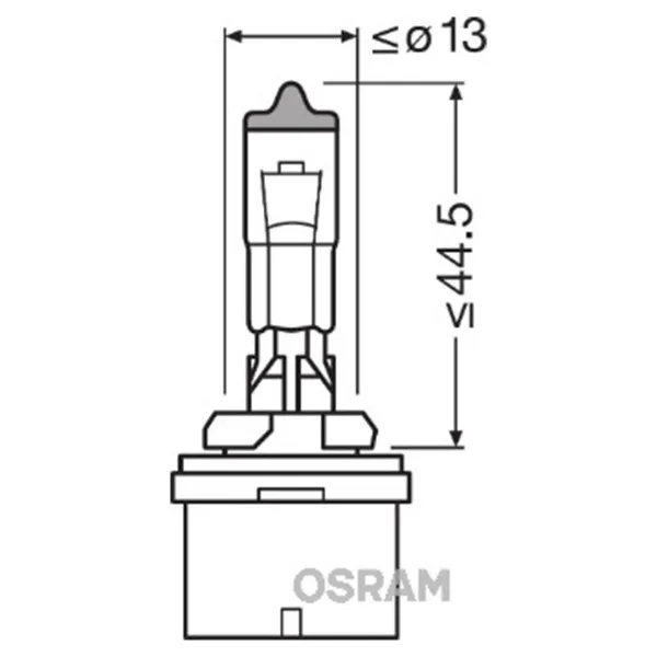 SIJAL 12V/ H27W/2 881 27W PGJ13 FAS OSRAM 