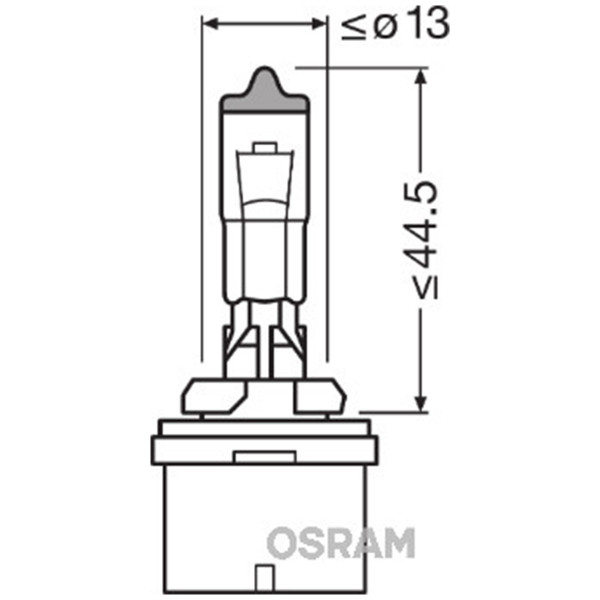 SIJAL 12V/ H27W/1 880 27W PG13 FAS OSRAM 