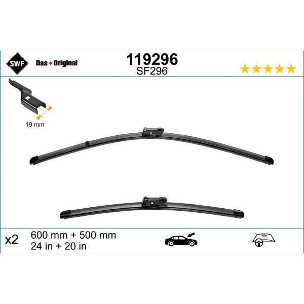 METL 119296 ( VM443 574643 ) SWF 600/500 AUDI A8 