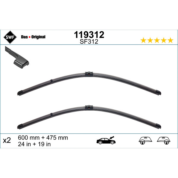 METL 119312 ( VM321 574321 ) SWF 600/475 BMW 3 