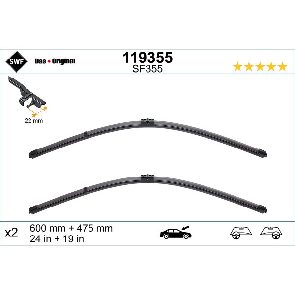 METL 119355 ( VM310 574346 ) SWF 600/475 VW 