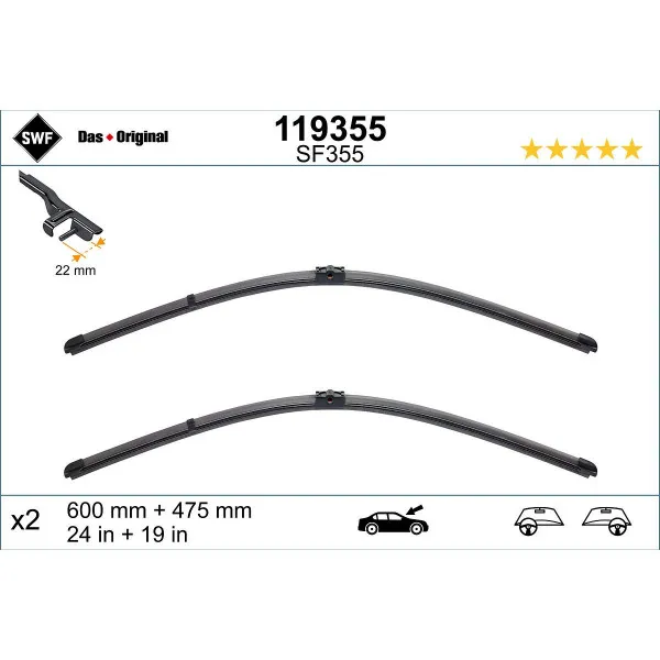 METL 119355 ( VM310 574346 ) SWF 600/475 VW 