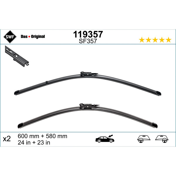 METL 119357 ( VM351 574306 ) SWF 600/580 BMW 5 