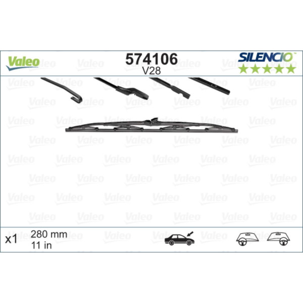 METL V28 574106 ( 116116 ) VALEO 280 MM 