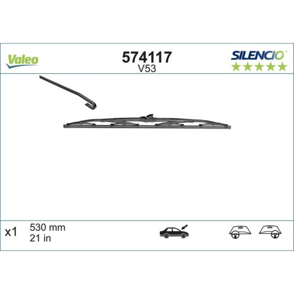 METL V53 574117 ( 116114 ) VALEO 530 MM 