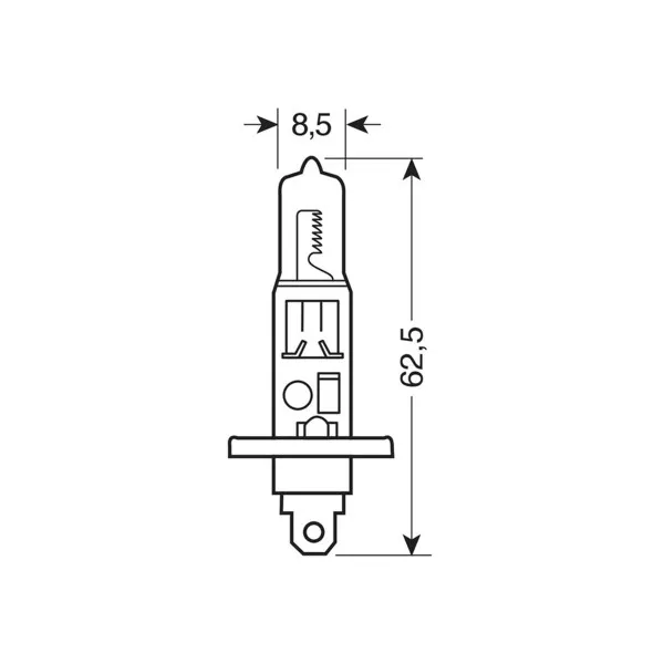 SIJ 12V H1 55W KUT 58013 ( 48320 32003 ) LAMPA 