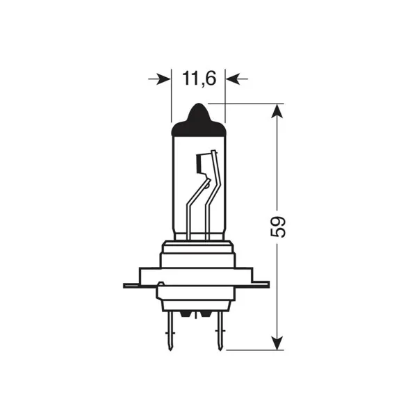 SIJ 58187 12V H7 BLU XENON 100W PAR 