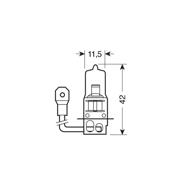 SIJ 12V H3 55W KUT 58032 ( 48321 32005 ) LAMPA 