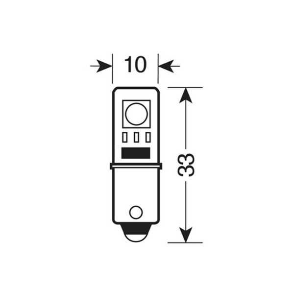 SIJ LED 58460 12V/3W UBOD HYPER LED PAR 