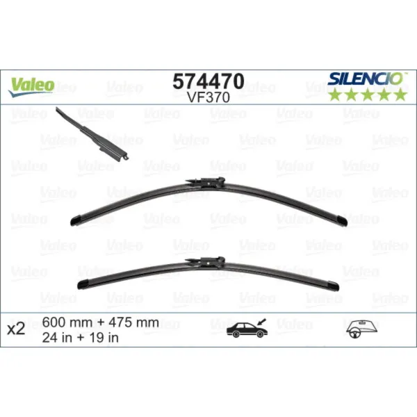 METL VM370 574470 600/475 VALEO SILENCIO 