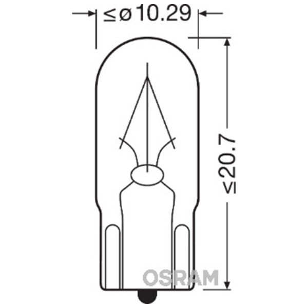 SIJAL 24V/ W2W 2840 2W W2,1x9,5D OSRAM 