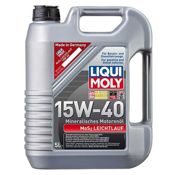 MOS2 LEICHTLAUF 2571 15W40 5/1 L.MOLY 