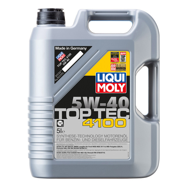 TOP TEC 4100 ( 3701 ) 9511=9511D 5W40 5/1 L.MOLY 