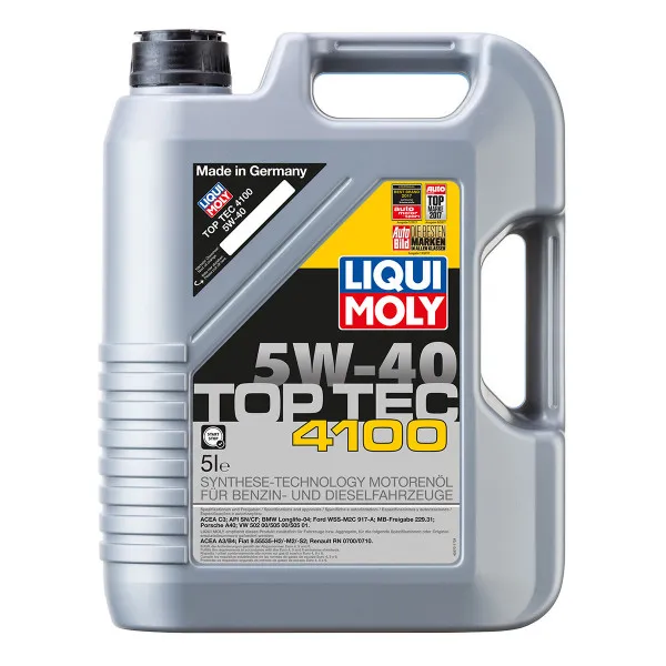 TOP TEC 4100 ( 3701 ) 9511=9511D 5W40 5/1 L.MOLY 
